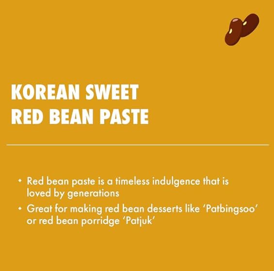 Surasang Sweet Red Bean Paste With Chestnut, 수라상 팥알이 하나하나 살아있는 통단팥,16.58 Ounce - Set of 3