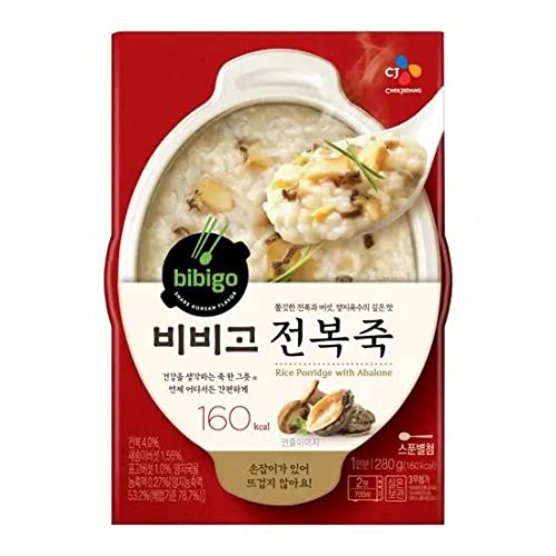 CJ Bibigo Foods Bibigo Rice Porridge With Abalone 10oz - (Pack of 6)
