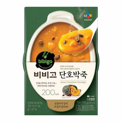 CJ Foods Bibigo Porridge Sweet Pumpkin 10oz - (Pack of 12)
