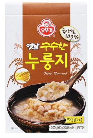 Ottogi Scorched Rice Chip (2.1ozX5pack/case) 구수한 누룽지(60gX5pack/1case) (2 CASES)
