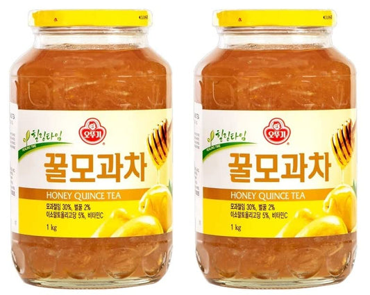 Ottogi Honey Quince Tea 1Kg, Set of 2