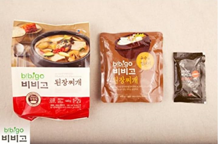 CJ Bibigo  Soybean Paste Stew, 비비고 된장찌게, 16.23oz -10 Pack