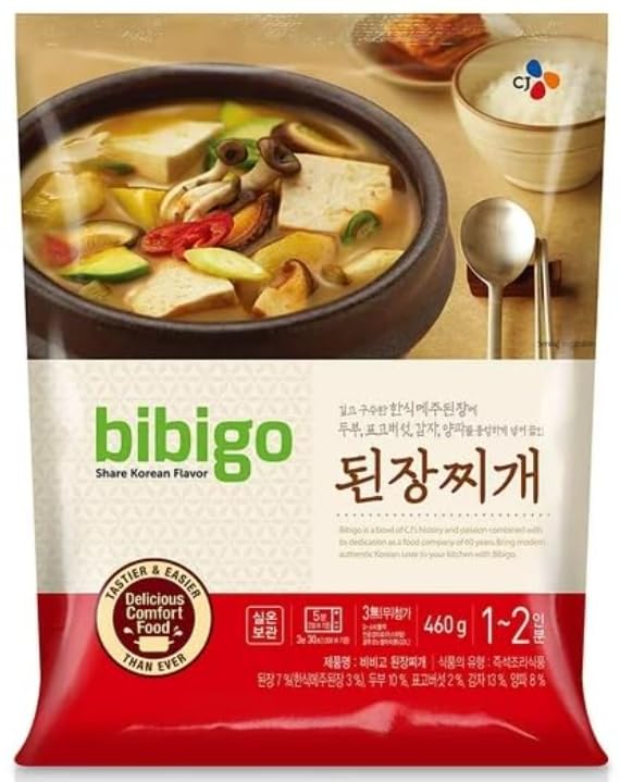CJ Bibigo Kimchi Stew with Tofu, 비비고 두부 김치찌개(5 Pack), Soybean Paste Stew, 비비고 된장찌개 (5 Pack), Easy To Cook Meal Kit - Total 10Pack