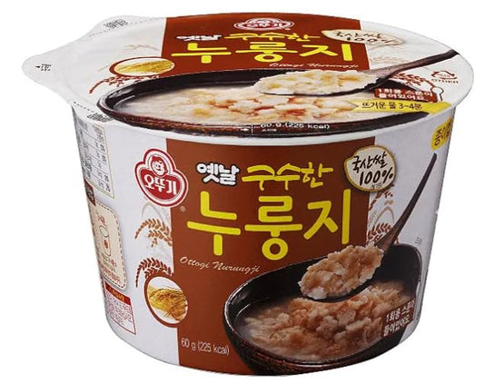 Ottogi Nurungi, Scorched Rice Bowl 오뚜기 옛날 구수한 누룽지, 2.11oz, 2 Pack