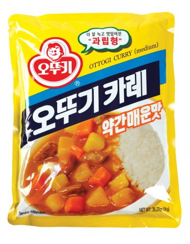 OTTOGI Curry Powder, Medium Hot,오뚜기 카레 약간 매운막  2.2 Pound