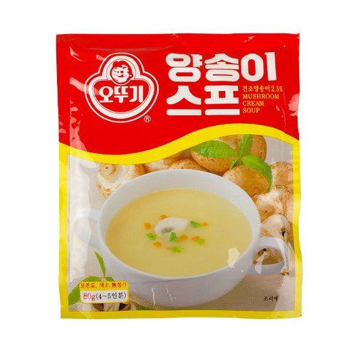 Ottogi Instant Soup Powder - Mushroom, 오뚜기 양송이 스프  (80g,Pack of 10)