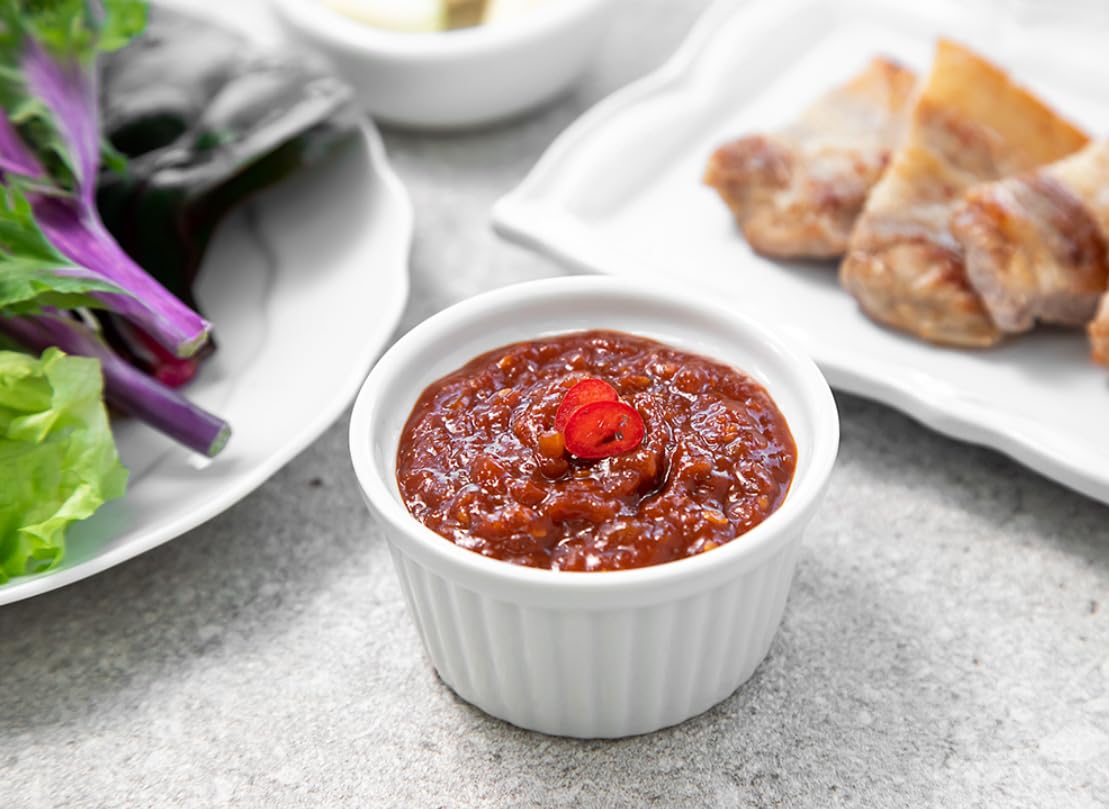 Pulmuone Mild Ssamjang, Korean Seasoned Soybean Paste, 풀무원 견과류로 고소한 풍미가득 고소쌈장, Earthy and Mild Flavor, 360g- Set of 2