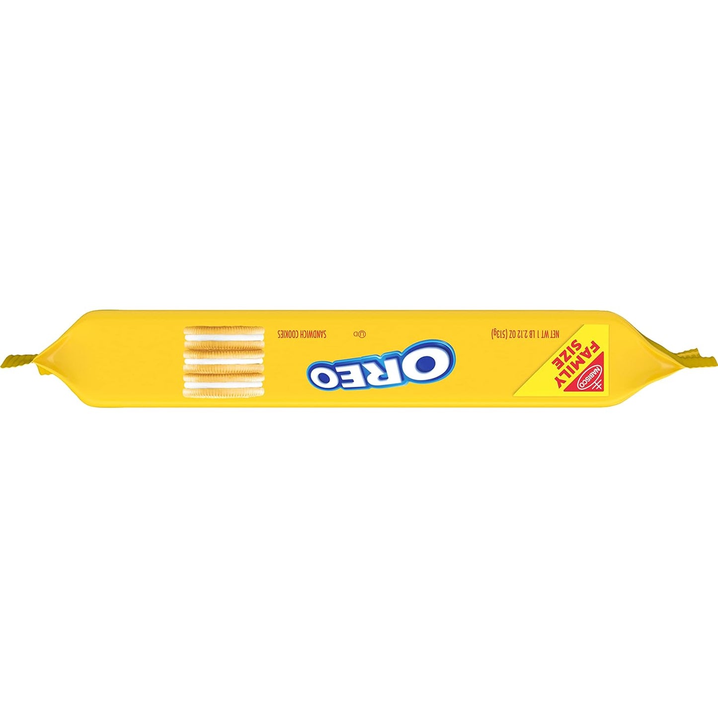 OREO Golden Sandwich Cookies, Family Size, 12 - 18.12 oz Packs