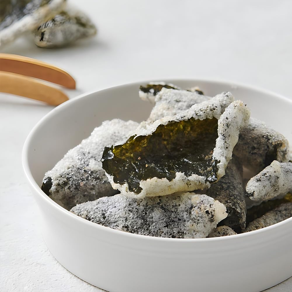 Dongwon YANGBAN Seaweed Chips | Classic Original Flavor | Authentic Korean Seaweed Nori Snack | Crispy and Light | Traditional Kimbugak (김부각) Snack (1.76 oz x 8 packs)