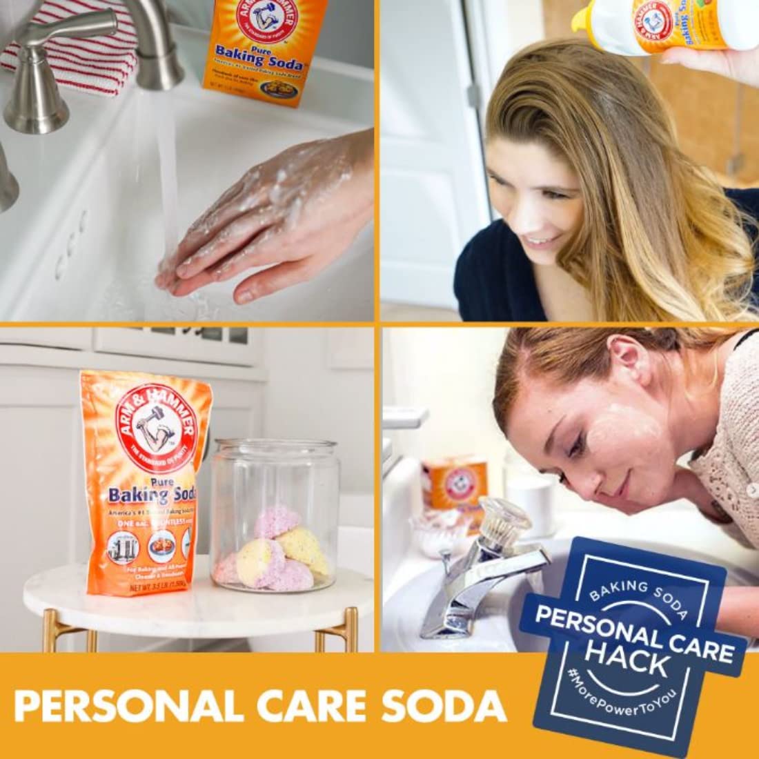 Arm & Hammer 33200-84104 Baking Soda, 16 oz (Pack of 24)