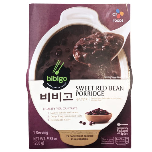 CJ Foods Bibigo Sweet Red Bean Porridge 10oz - (Pack of 12)