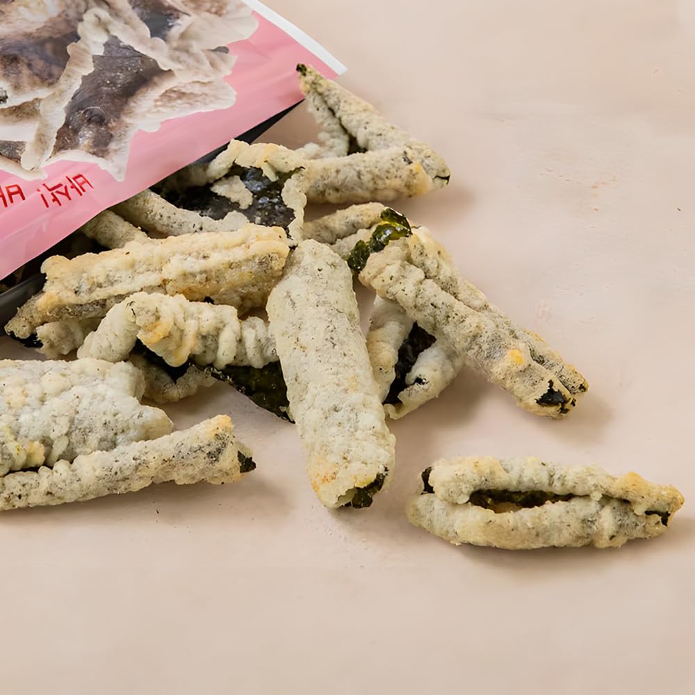 Dongwon YANGBAN Seaweed Chips | Classic Original Flavor | Authentic Korean Seaweed Nori Snack | Crispy and Light | Traditional Kimbugak (김부각) Snack (1.76 oz x 8 packs)