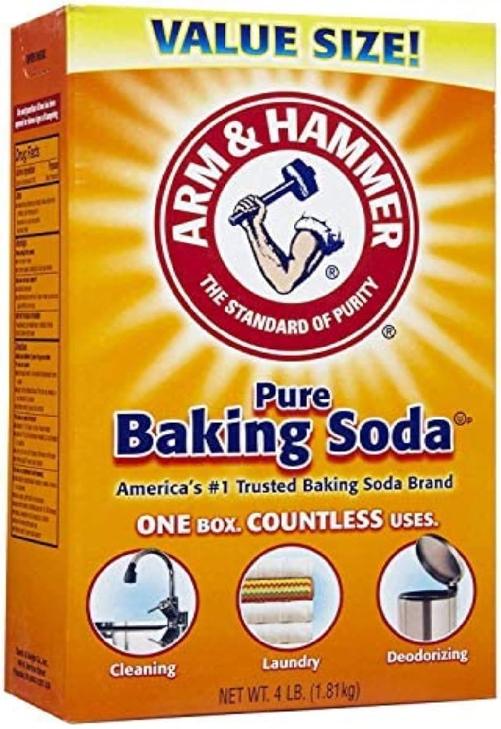 Arm & Hammer 33200-84104 Baking Soda, 16 oz (Pack of 24)