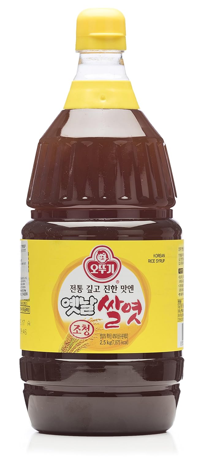 Ottogi Korean 100% Rice Syrup, 2.5Kg (Jocheong, Yetnal Ssalyeot) 오뚜기 옛날조청 씰엿