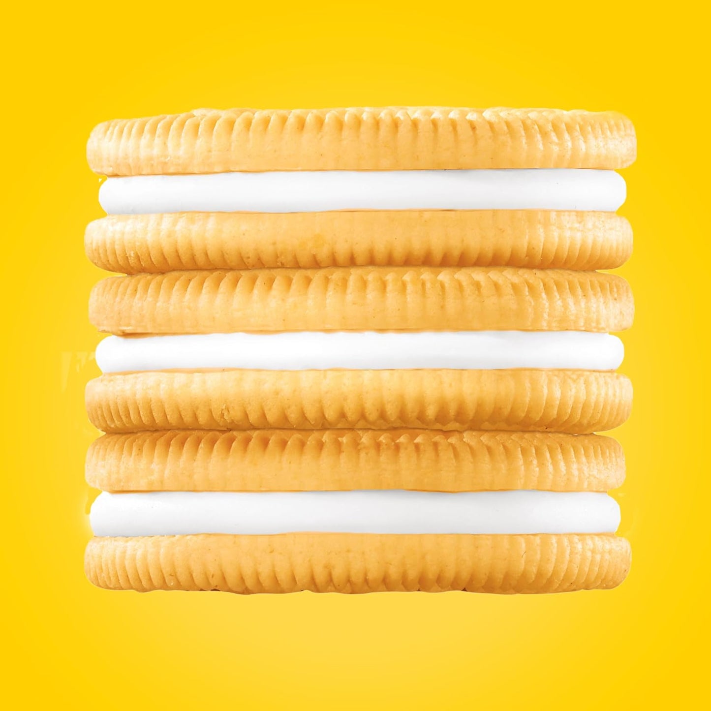 OREO Golden Sandwich Cookies, Family Size, 12 - 18.12 oz Packs