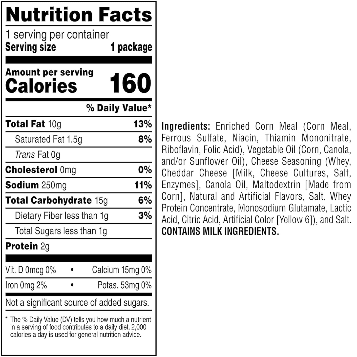 Cheetos Cheese Flavored Snacks, Crunchy, 1 Ounce (Pack of 104)