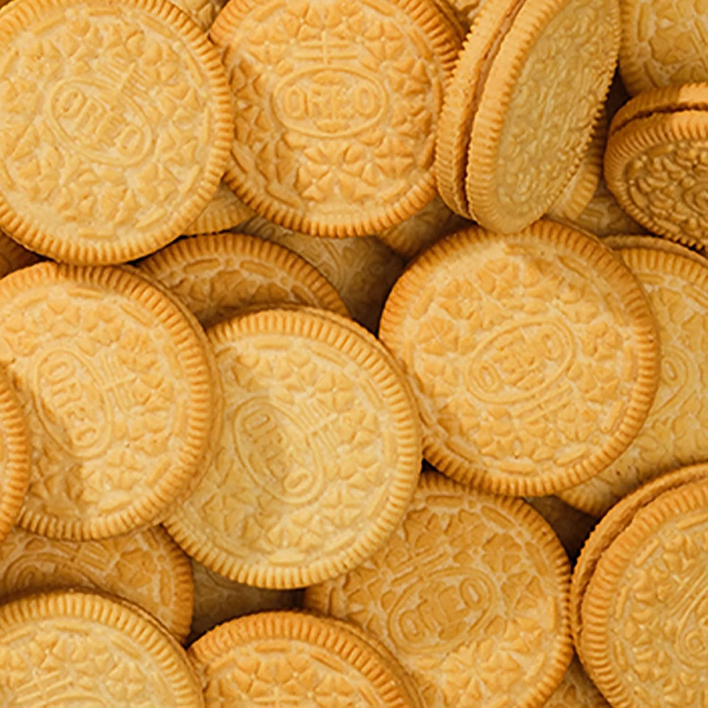 OREO Golden Sandwich Cookies, Family Size, 12 - 18.12 oz Packs