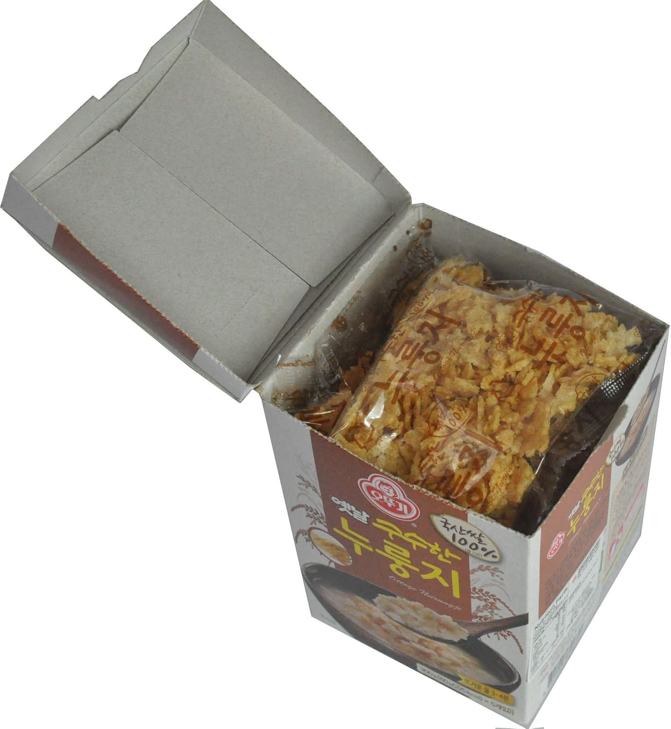 Ottogi Scorched Rice Chip (2.1ozX5pack/case)구수한 누룽지(60gX5pack/1case) (4 CASES)