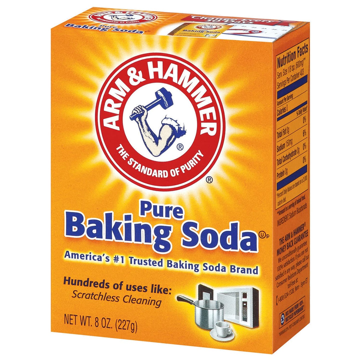 Arm & Hammer 33200-84104 Baking Soda, 16 oz (Pack of 24)