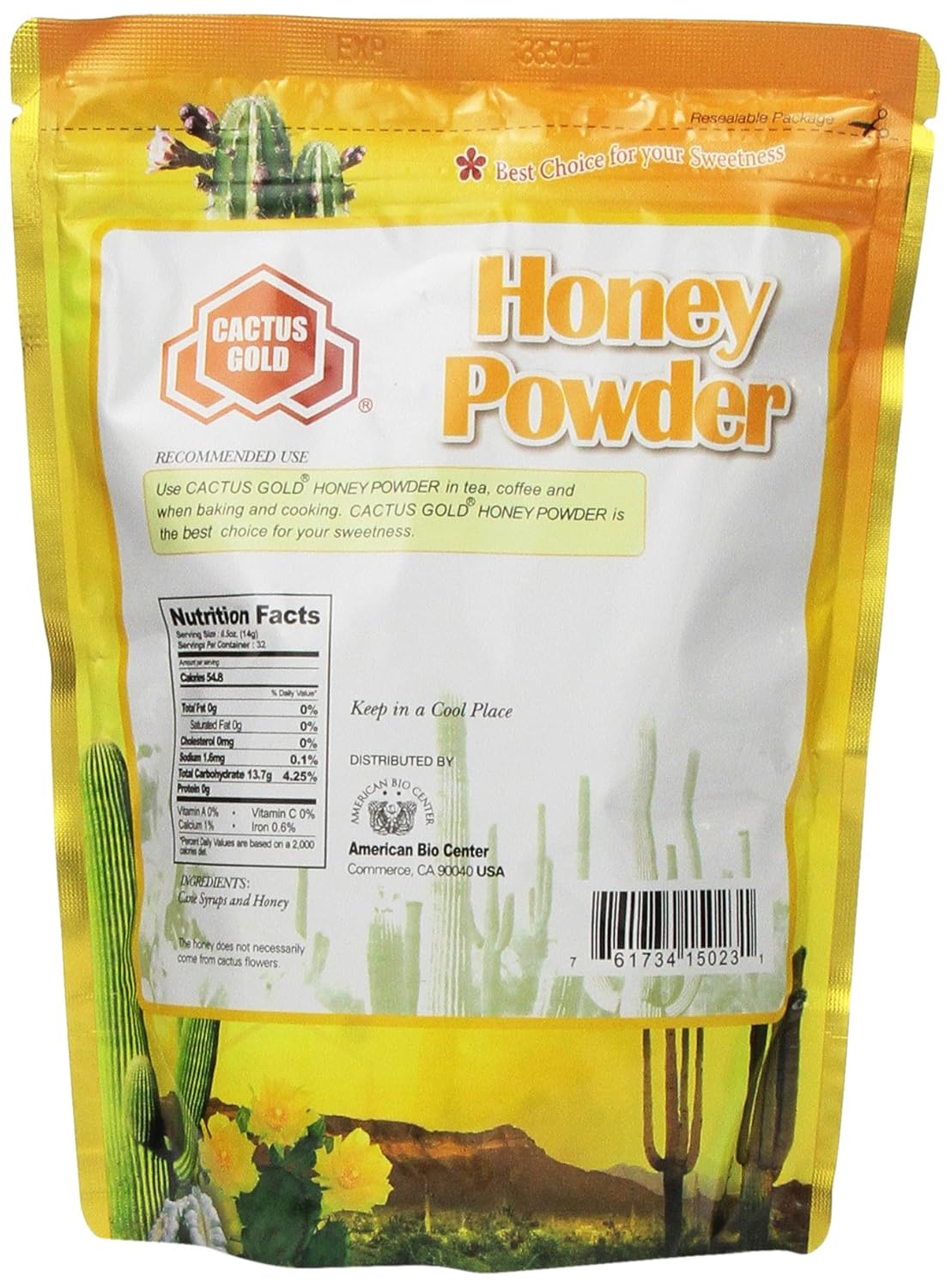 Cactus Gold Honey Powder, 16 Ounce Units (Pack of 3)