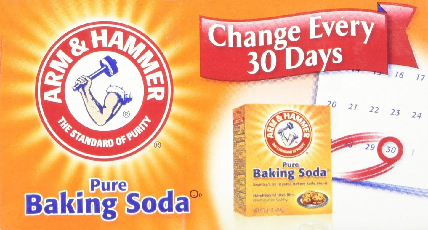 Arm & Hammer 33200-84104 Baking Soda, 16 oz (Pack of 24)