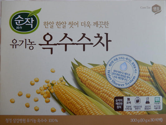 Sempio  Corn Tea, 샘표 순작 유기농 옥수수차, 10.58 Ounce
