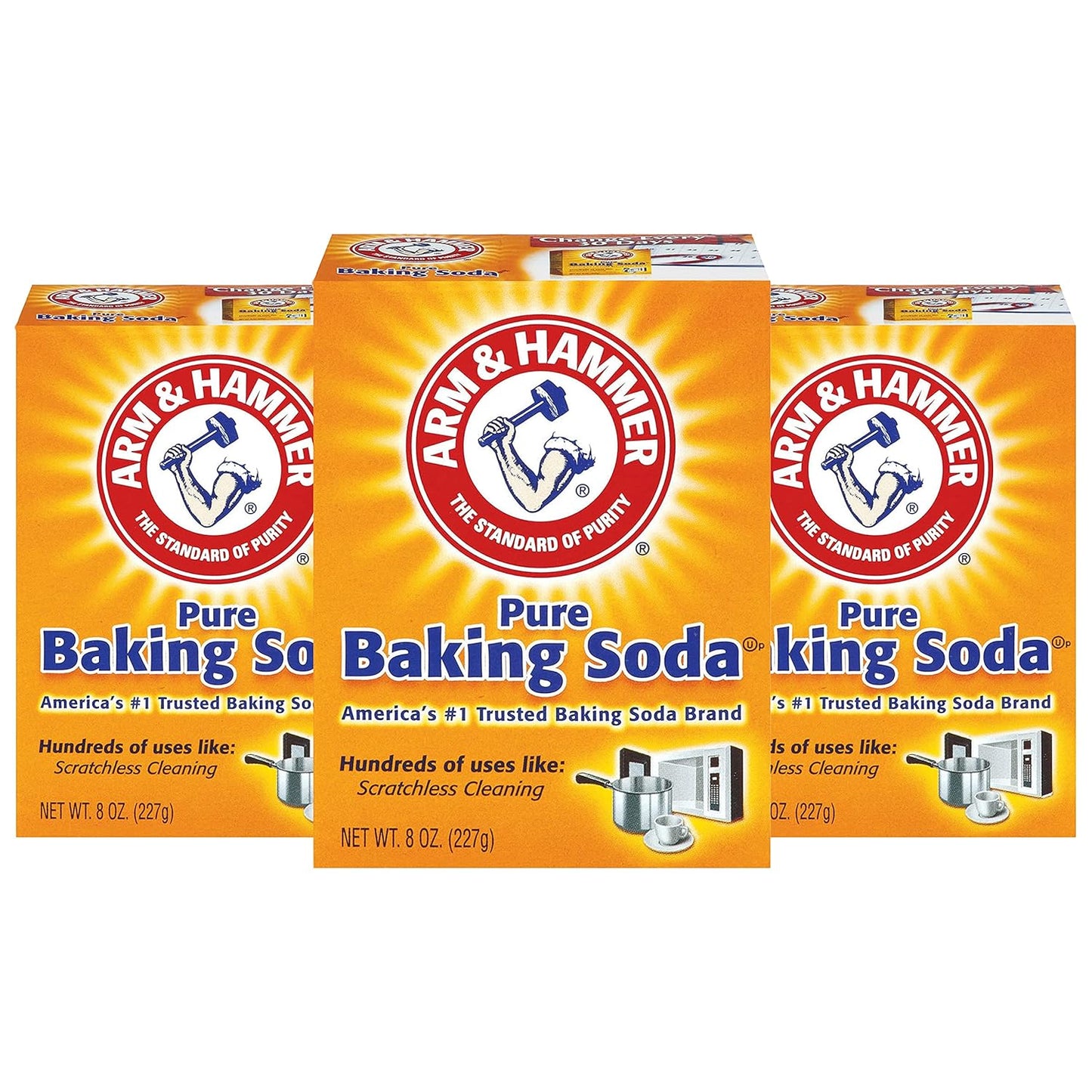 Arm & Hammer 33200-84104 Baking Soda, 16 oz (Pack of 24)
