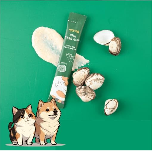 EcoChew, Premium Pet Treat, Lickable, Squeezable Creamy Purée Pet Treat with Natual Calcium and Chicken, 12g -Pack of 30